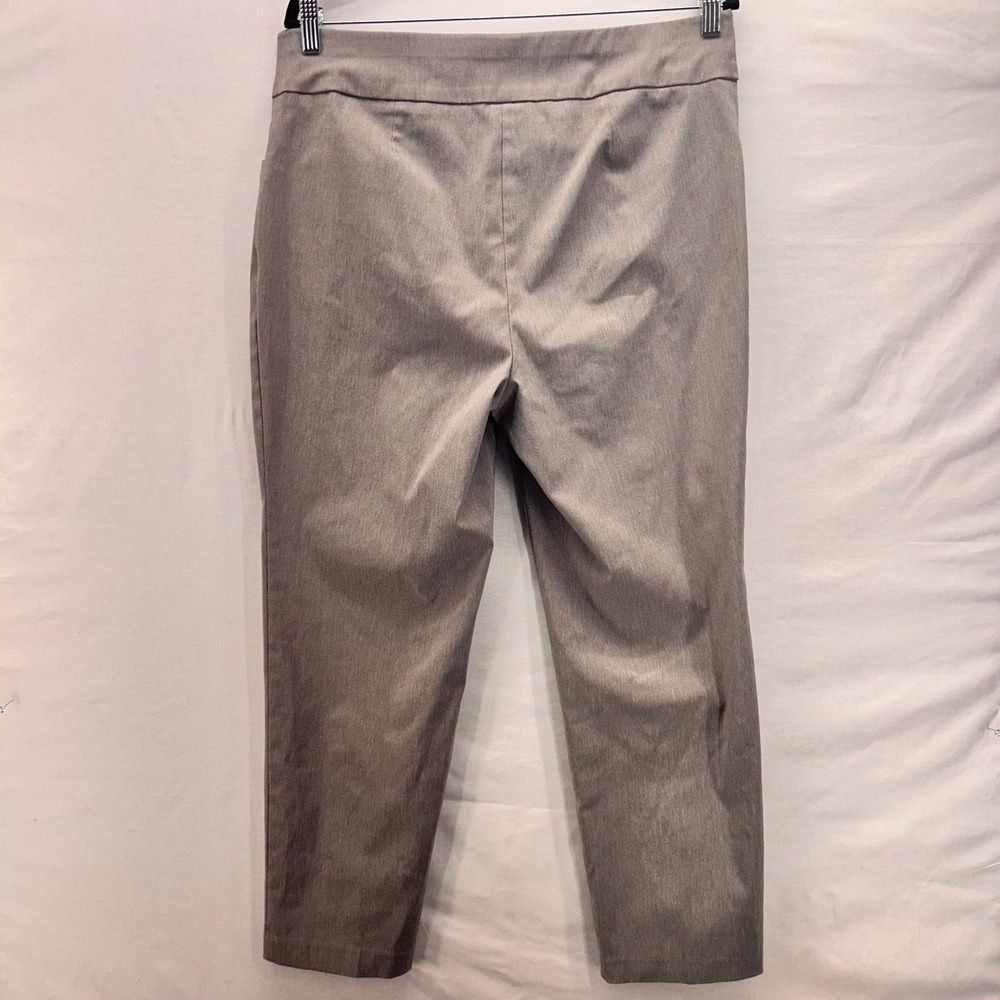 Chicos Pull On Pants‎ Gray Large Or 2 - Picture 2 of 16